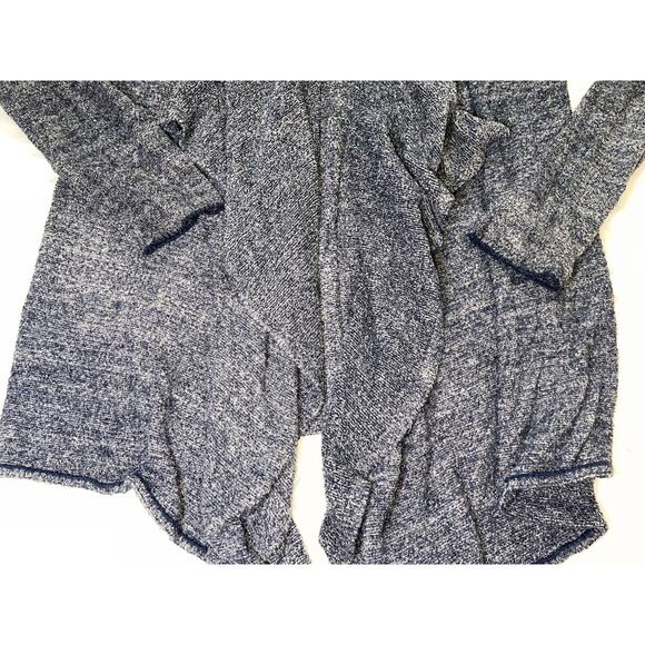 Barefoot Dreams Calypso Cardigan Size L/XL Blue Bamboo Chic Lite Open Soft Cozy - Picture 7 of 12